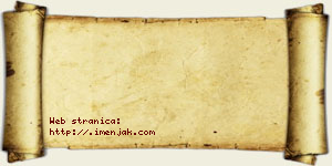 Tanja Trifković vizit kartica